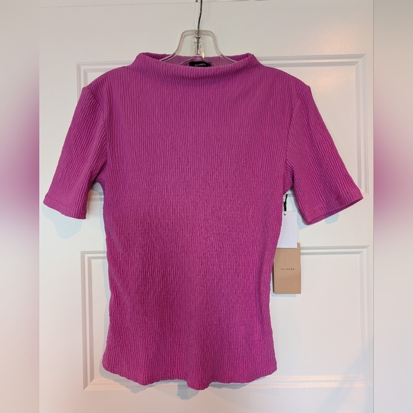 Halogen Tops - Halogen Magenta Short Sleeve Top